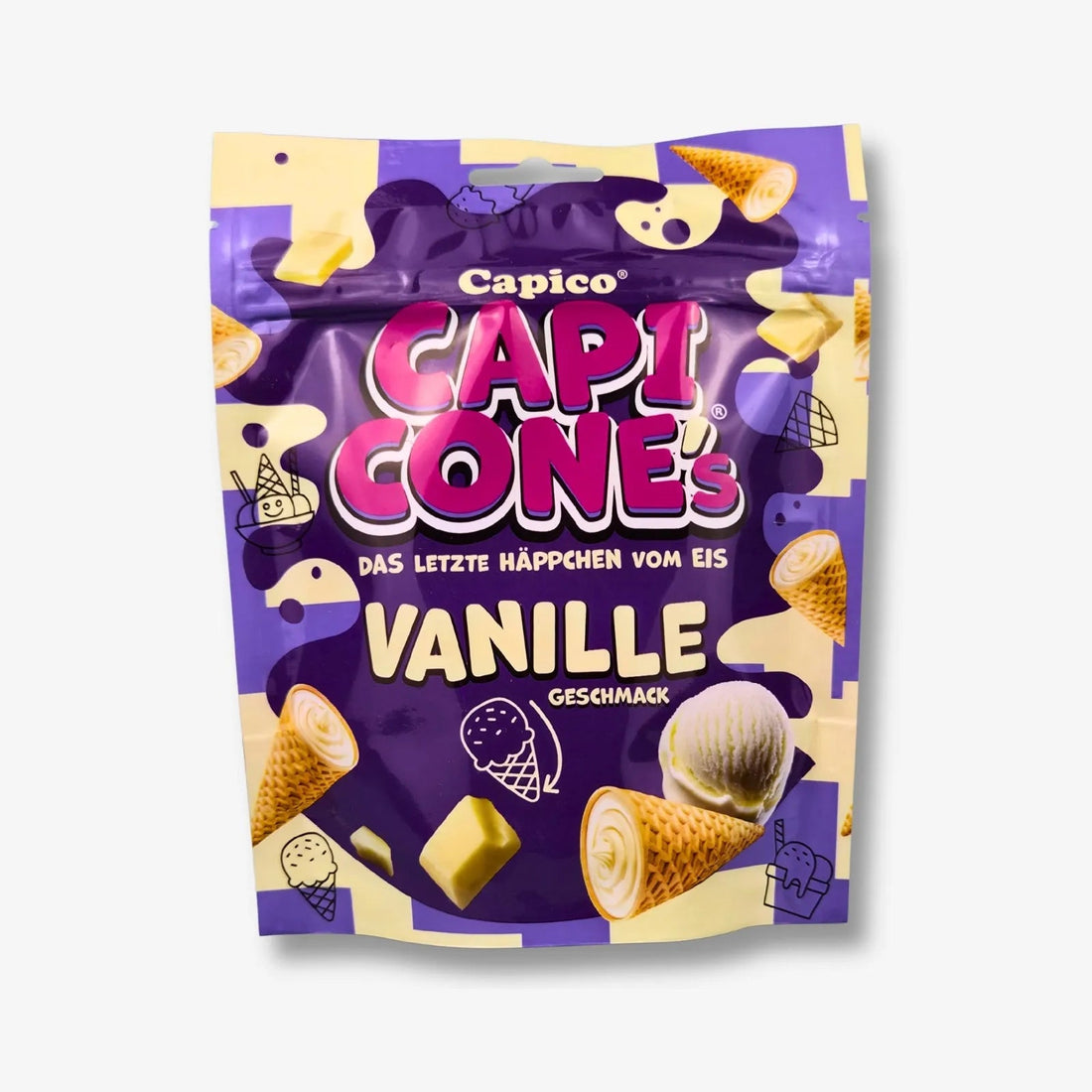 Capico Capi Cones Vanille 70g - Mini Vanille Waffelhörnchen kaufen - MiMa&
