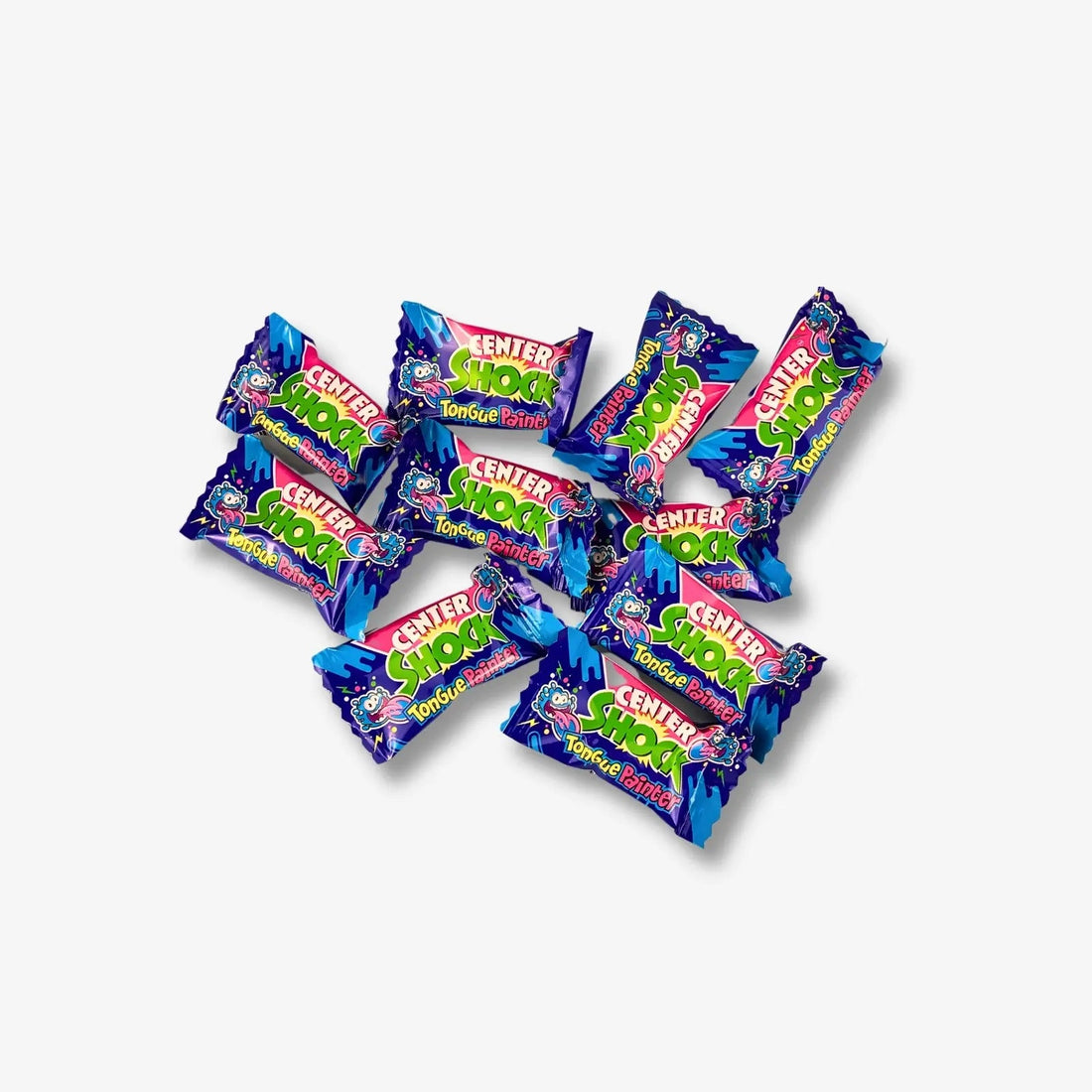 Center Shock Tongue Painter 10x4g – Saure Kaugummis mit Erdbeer Kern kaufen - MiMa&