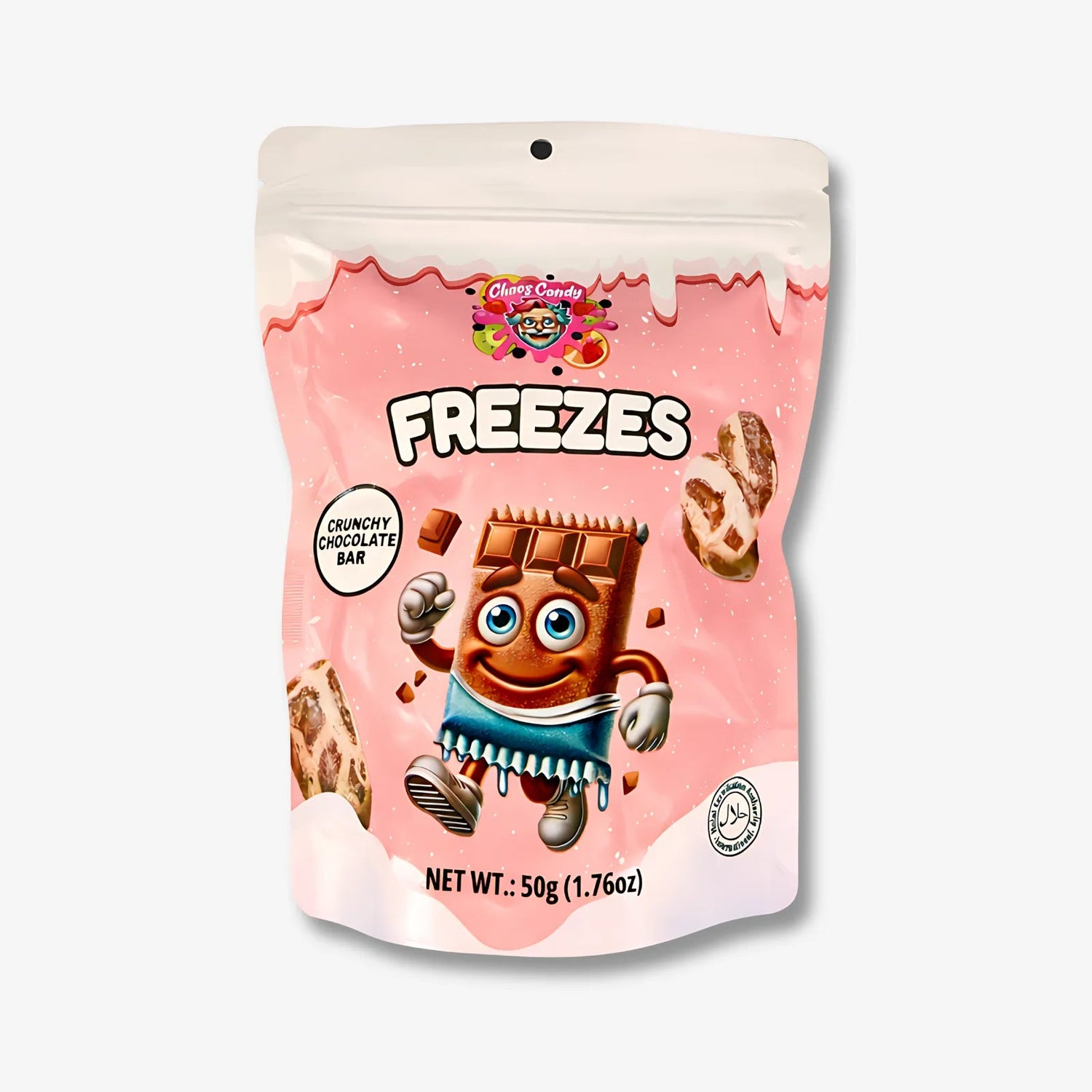 Chaos Candy Freeze Crunchy Chocolate 50g - Gefriergetrocknete Schoko Riegel kaufen - MiMa&