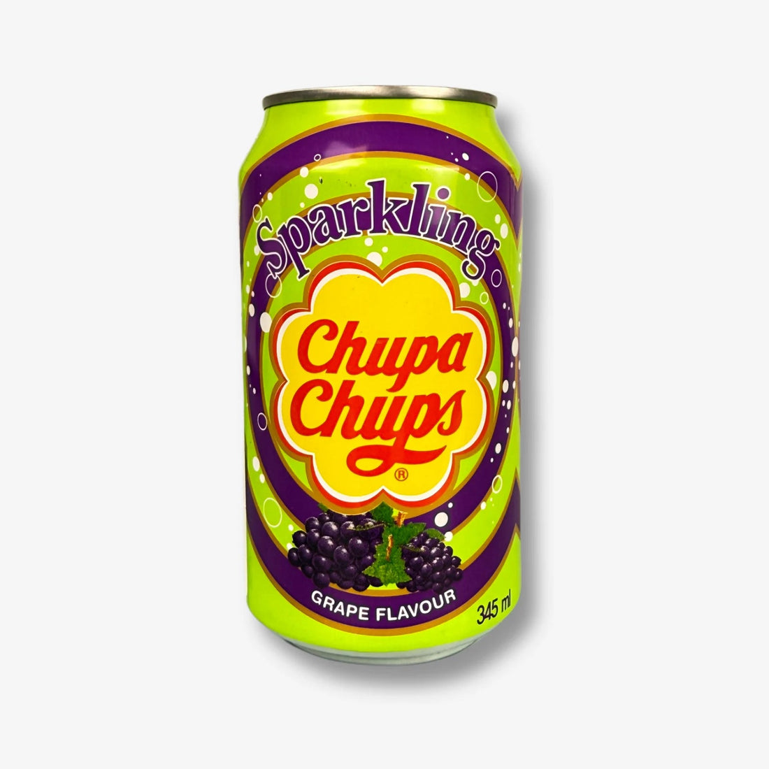 Chupa Chups Sparkling Grape 345ml - Kohlensäurehaltige Traubenlimonade kaufen - MiMa&