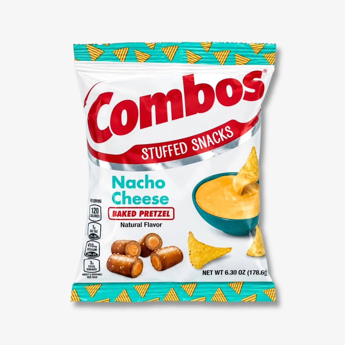 Combos Baked Pretzel Nacho Cheese 178,6g – Knusprige Pretzel-Snacks mit Nachokäse kaufen - MiMa&