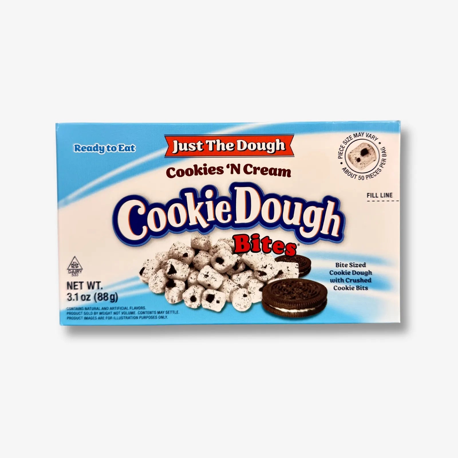 Cookie Dough Bites Cookies ´N Cream 88g - Keks und Cream Bites kaufen - MiMa&
