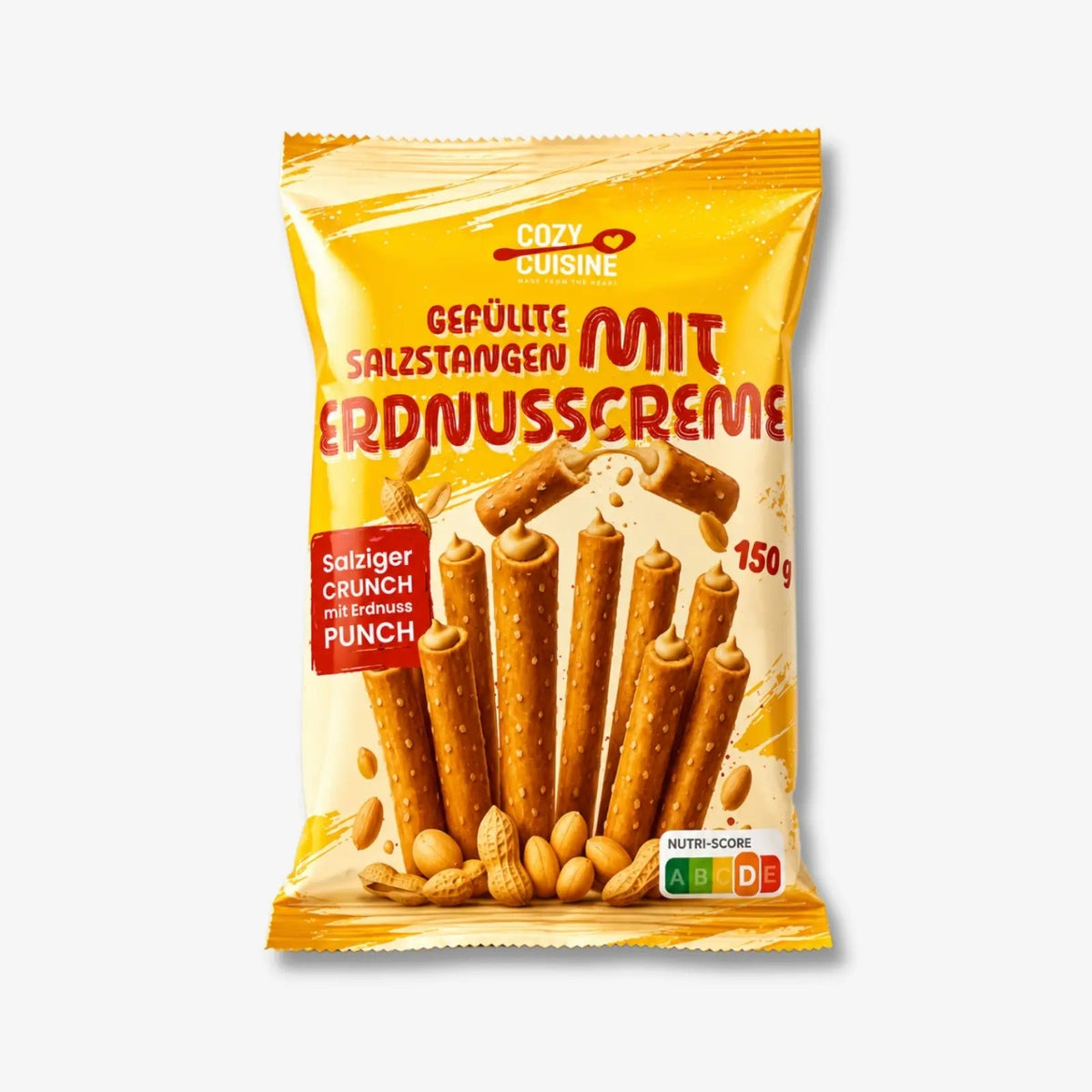 Cozy Cuisine Erdnussstangen 150g - Erdnusssticks mit Füllung kaufen - MiMa&