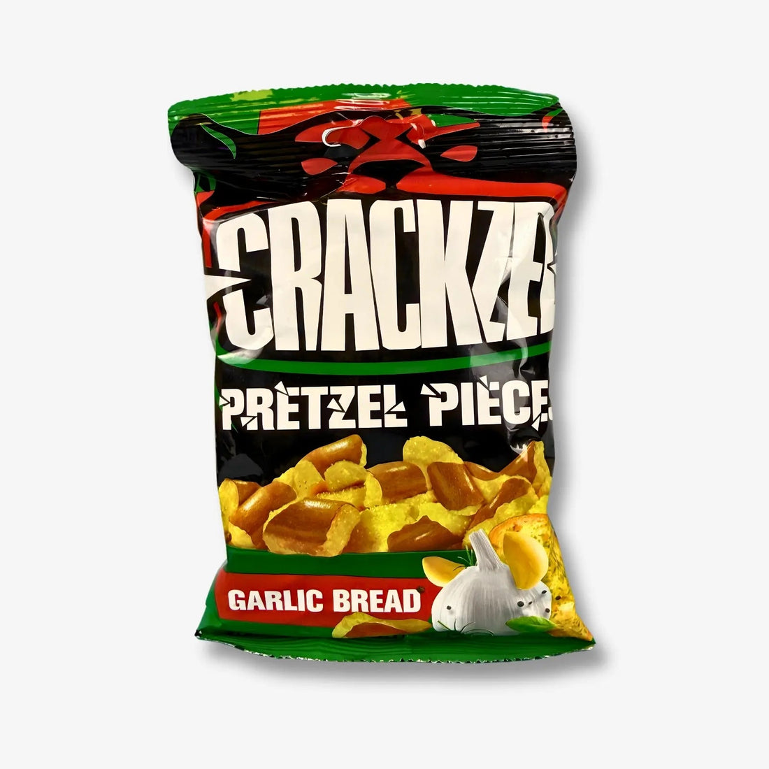 Crackzel Pretzel Pieces Garlic Bread 85g - Knoblauch Pretzel Snacks kaufen - MiMa&