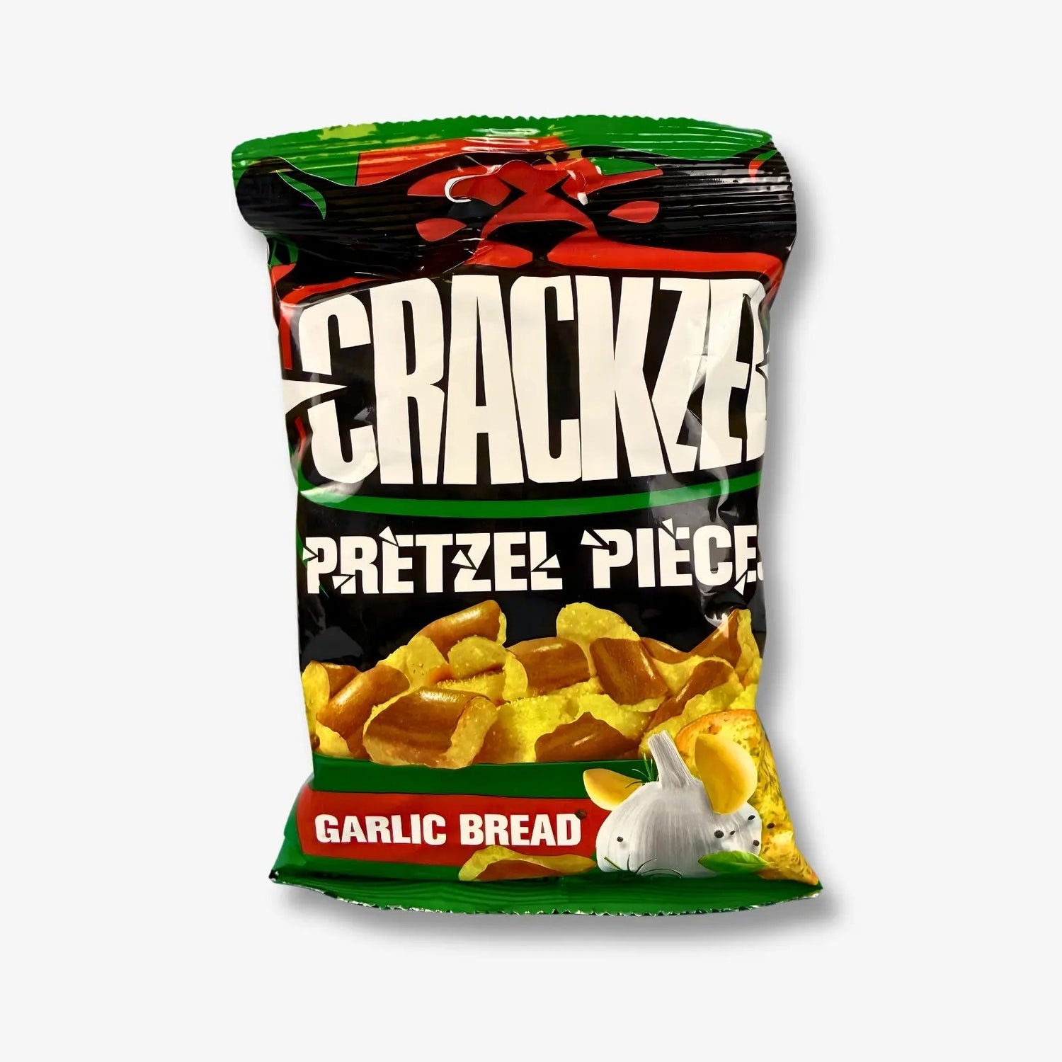 Crackzel Pretzel Pieces Garlic Bread 85g - Knoblauch Pretzel Snacks kaufen - MiMa&