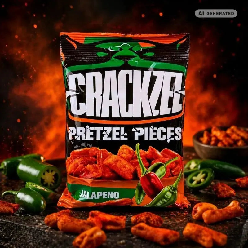 Crackzel Pretzel Pieces Jalapeno 85g - Bretzelstücke mit Jalapeno kaufen - MiMa's Sweets House-blok1