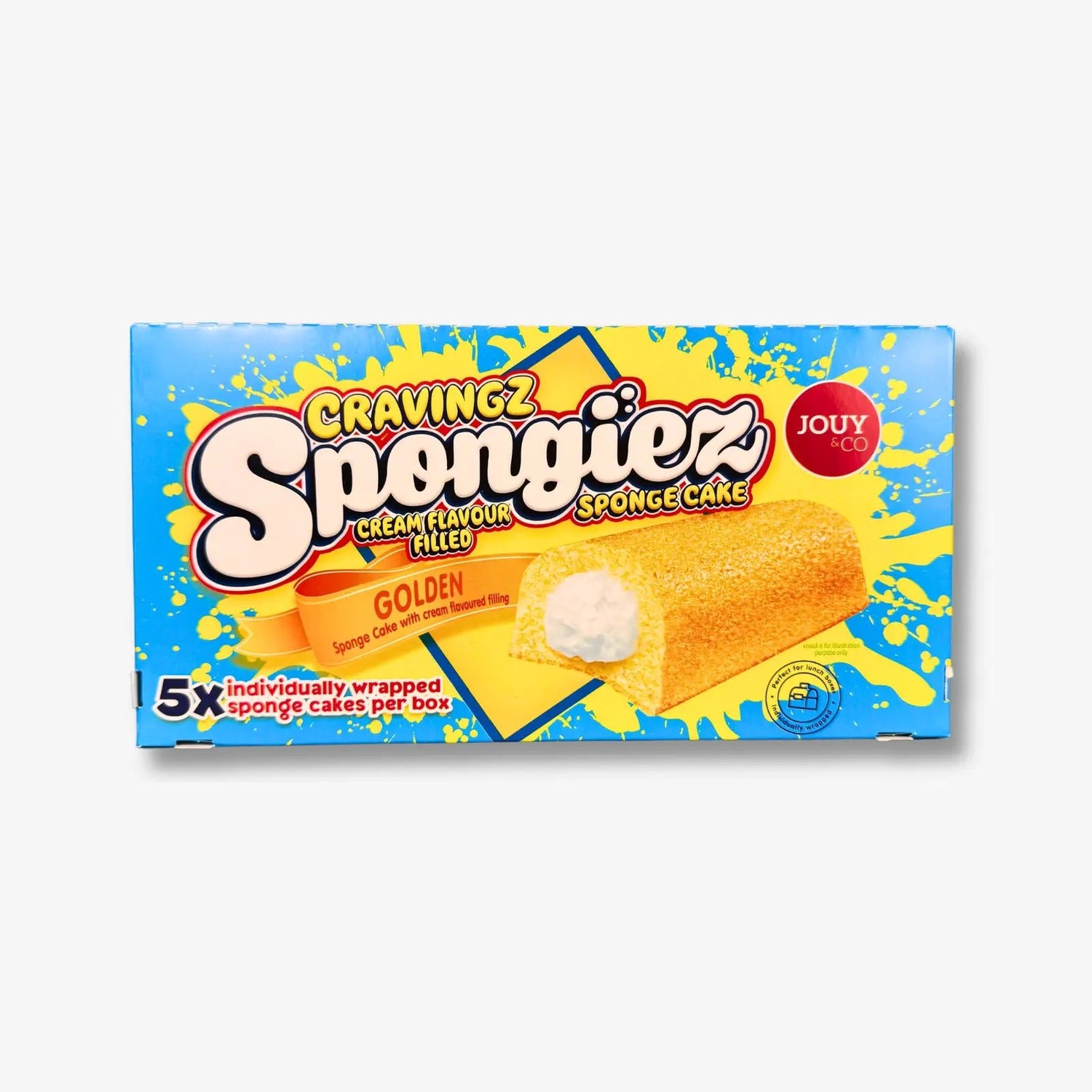 Cravingz Spongiez Golden 5er Pack 200g - Softkuchen mit Cremefüllung kaufen - MiMa&