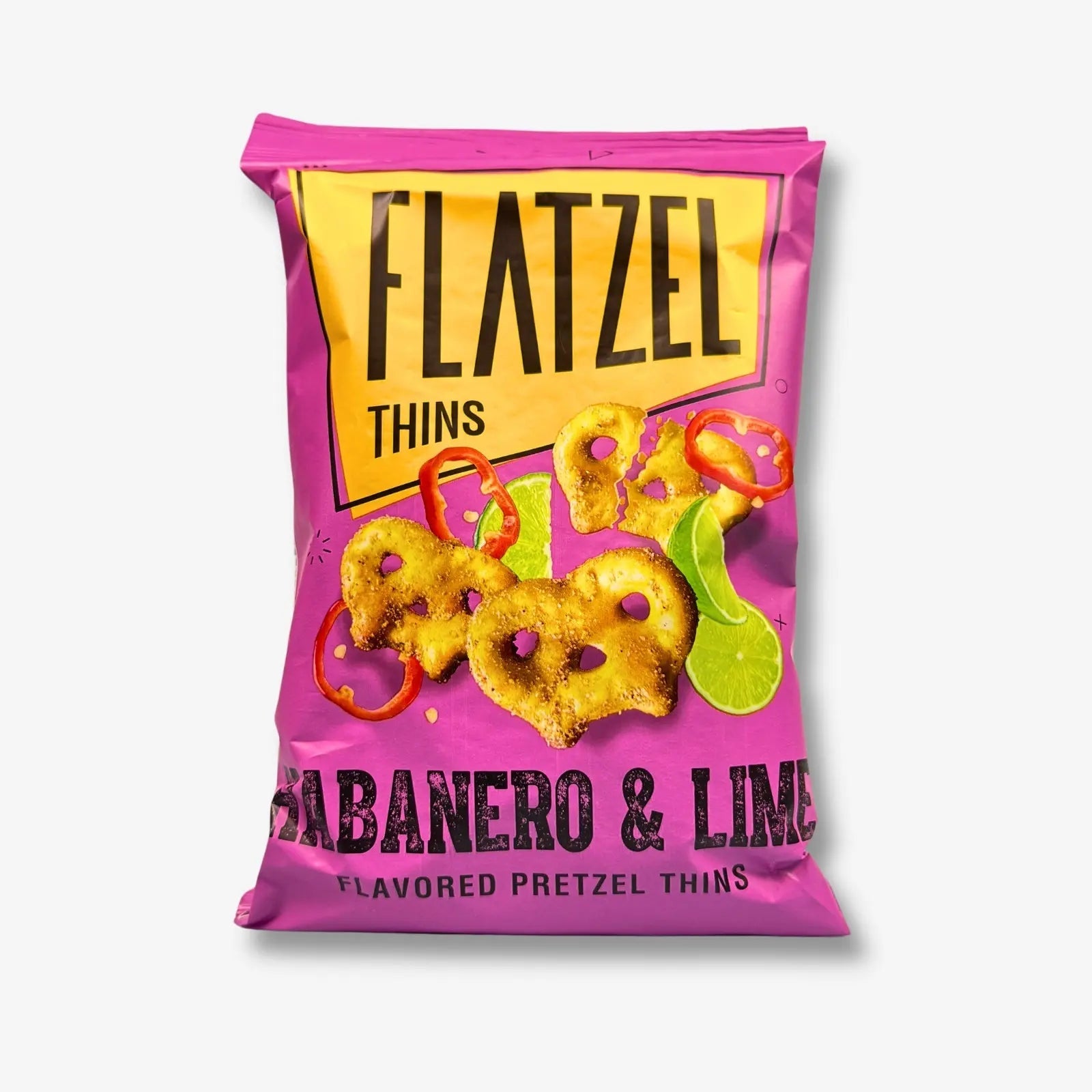 Flatzel Thins Habanero &amp; Lime 85g - Bretzelstücke mit Limette und Chilli kaufen - MiMa&