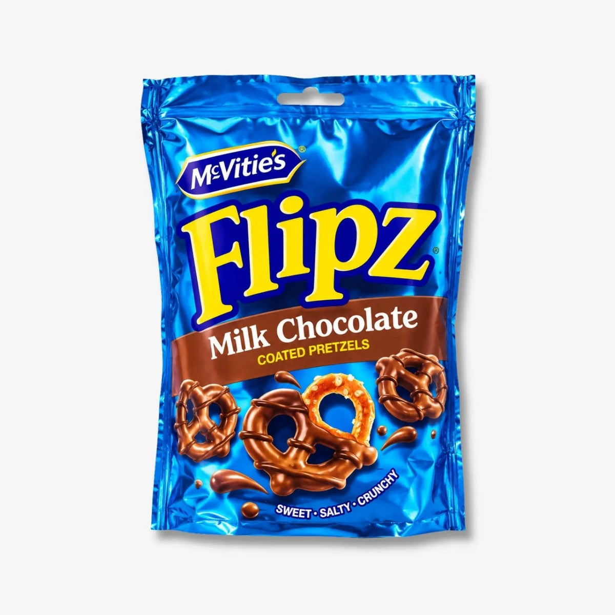 Flipz Coated Pretzels Milk Chocolate 70g - Salzbretzeln mit Vollmilch kaufen - MiMa&