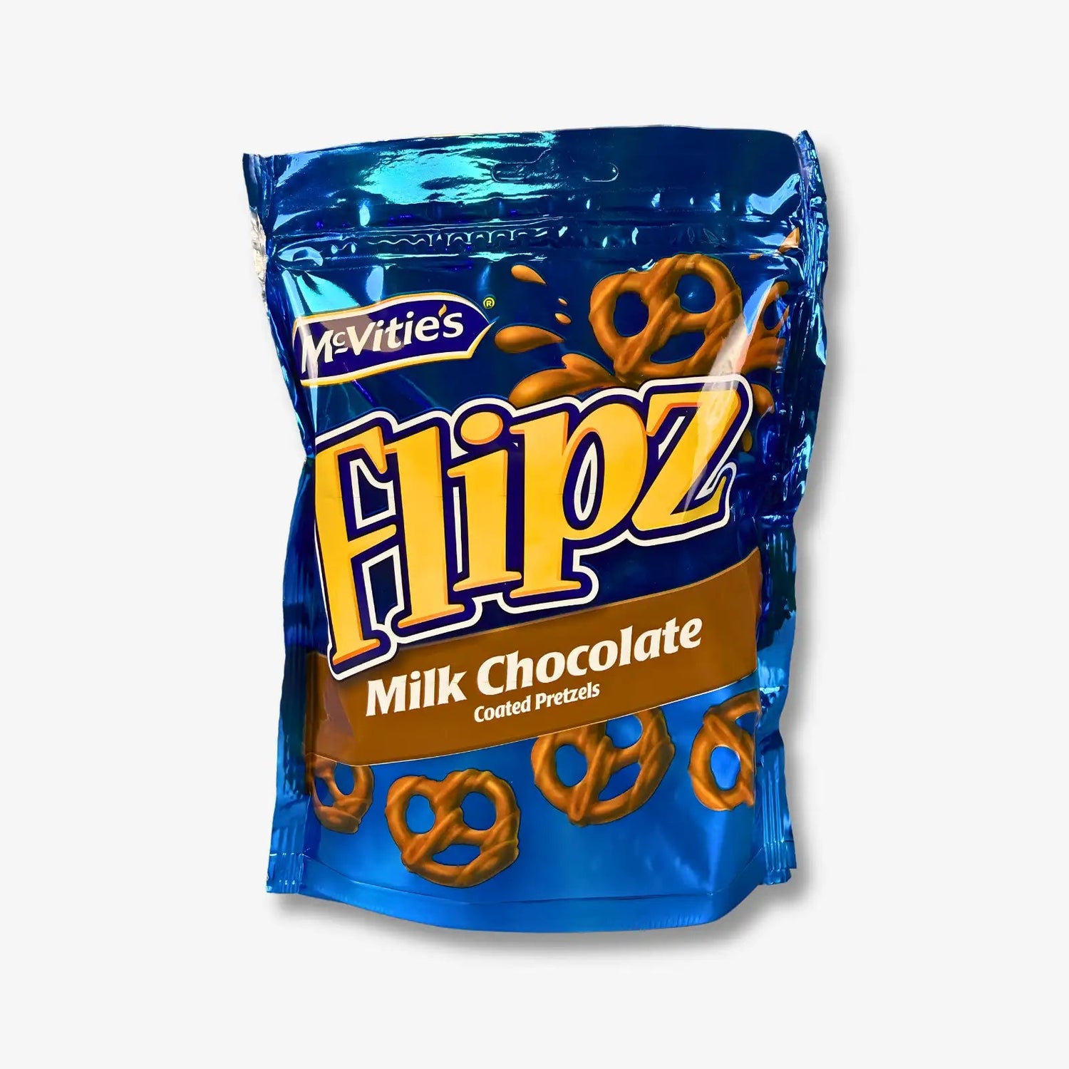 Flipz Coated Pretzels Milk Chocolate 90g - Salzbretzeln mit Vollmilch kaufen - MiMa&