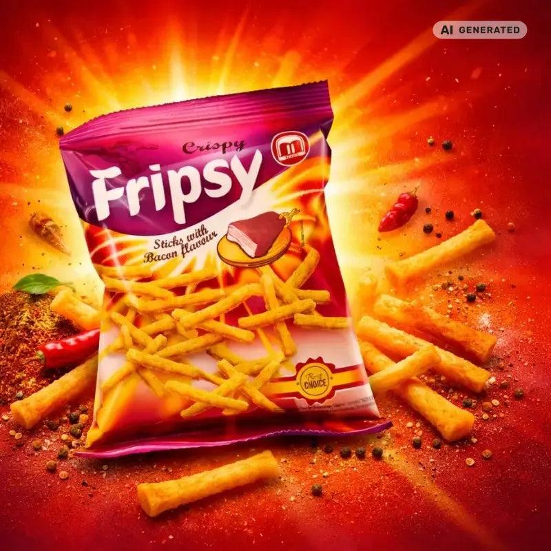 Fripsy Crispy Bacon 50g Blok1