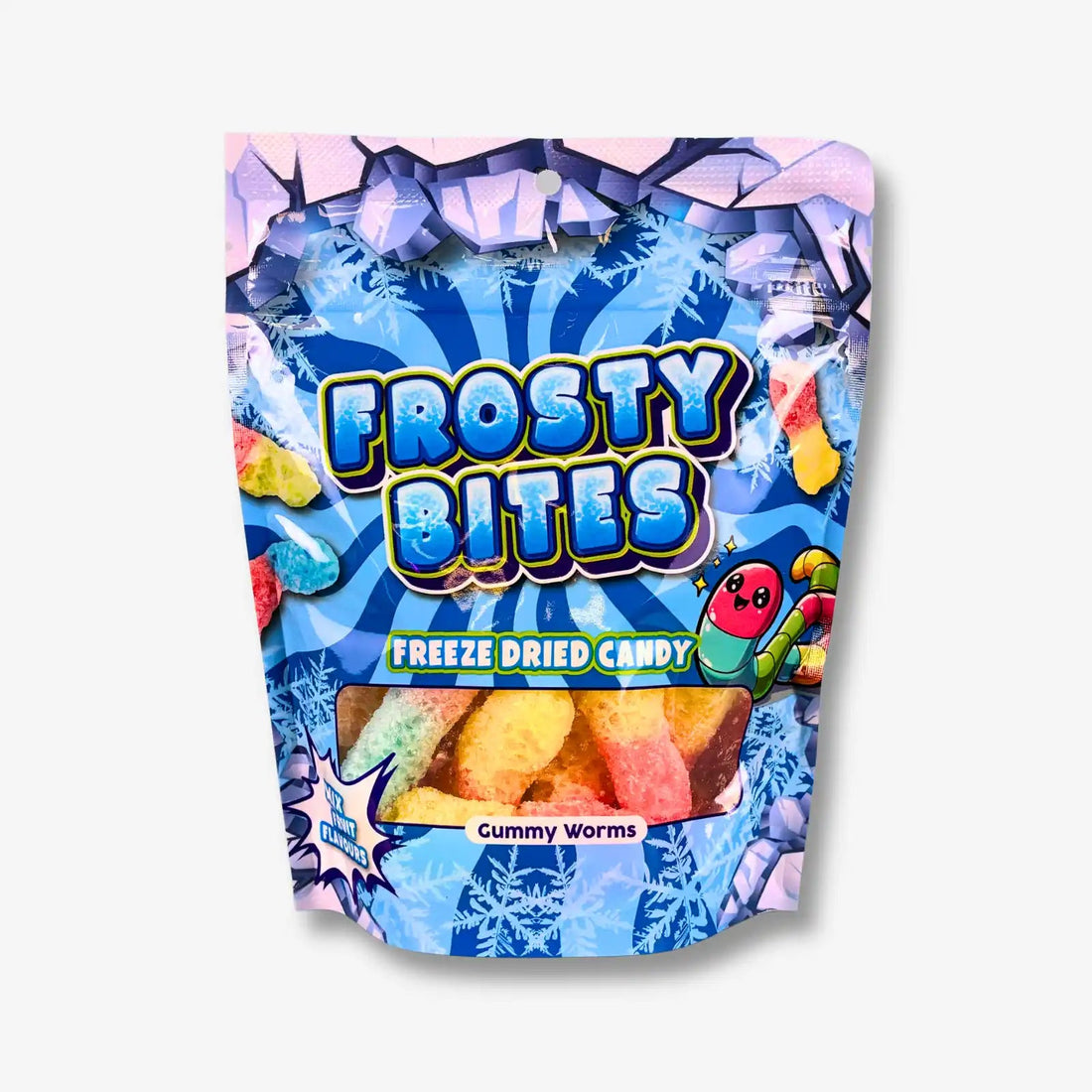 Frosty Bites Sour Worms 50g - Gefriergetrocknete Saure Würmer kaufen - MiMa&
