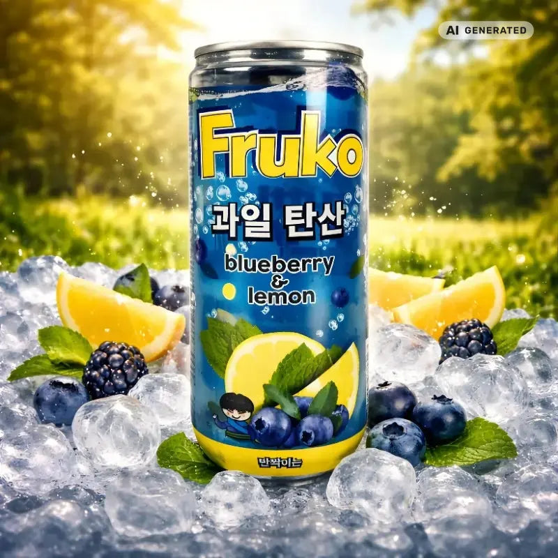 Frutti Fruko Blueberry Lemon 330ml blok1