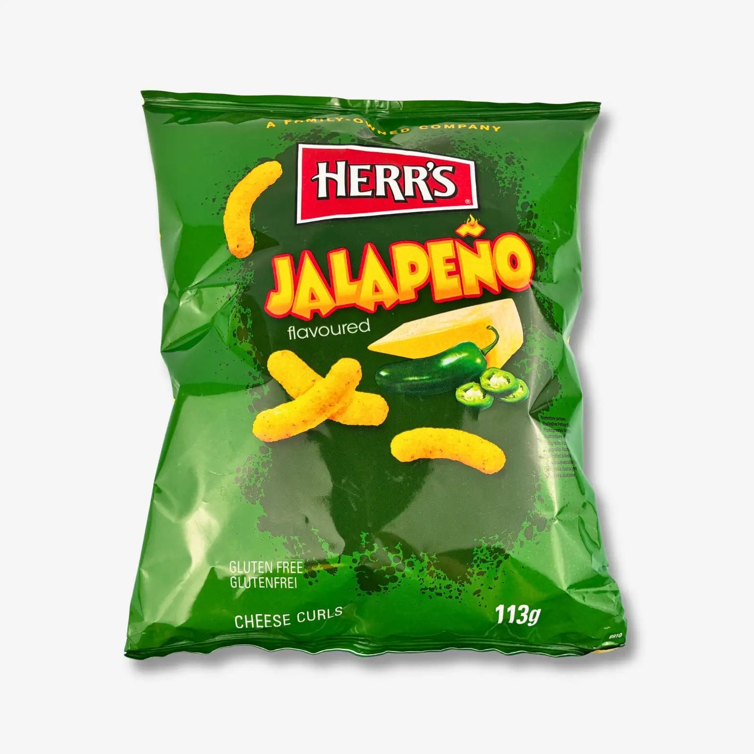 Herr’s Jalapeno Cheese Curls 113g - Käseflips mit Chili kaufen - MiMa&