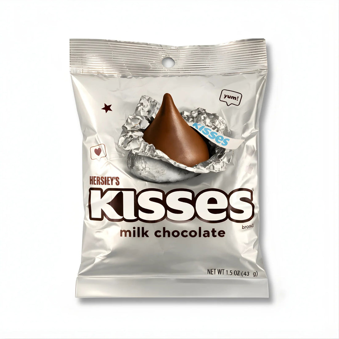 Hershey’s Kisses Milk Chocolate 137g - Milchschokoladen Tropfen kaufen - MiMa&