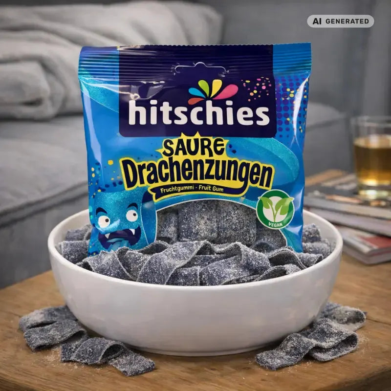 Hitschies Saure Drachenzungen Blau blok1