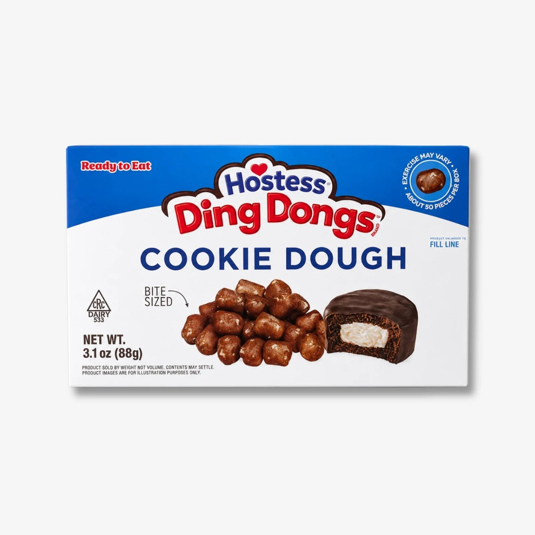 Hostess Cookie Dough Bites Ding Dongs 88g – Essbarer Keksteig mit Schoko-Vanille-Geschmack kaufen - MiMa&