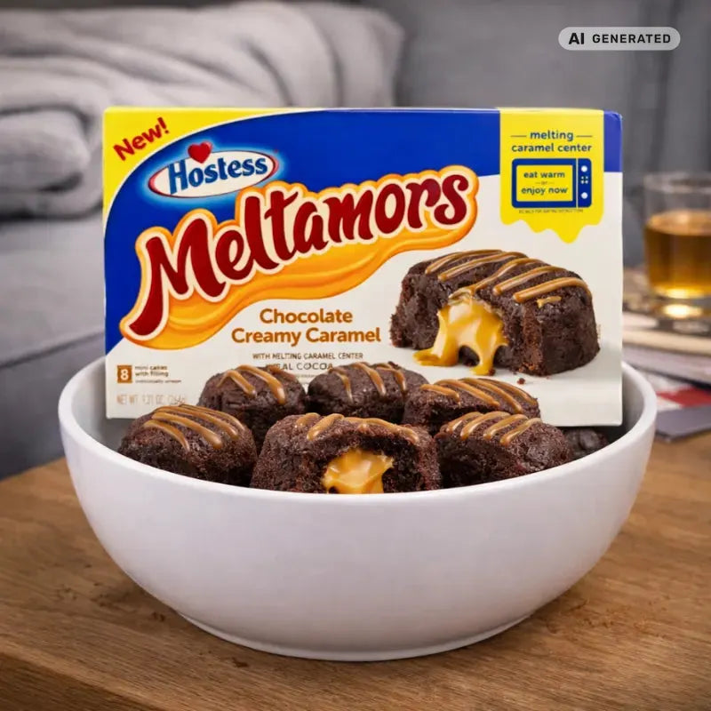 Hostess Meltamors Chocolate Creamy Caramel 264g blok1