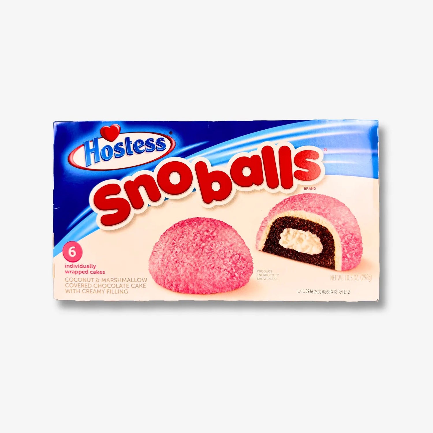 Hostess SnoBalls Fun Color 6er Pack 298g - Schoko Kokos Küchlein kaufen - MiMa&