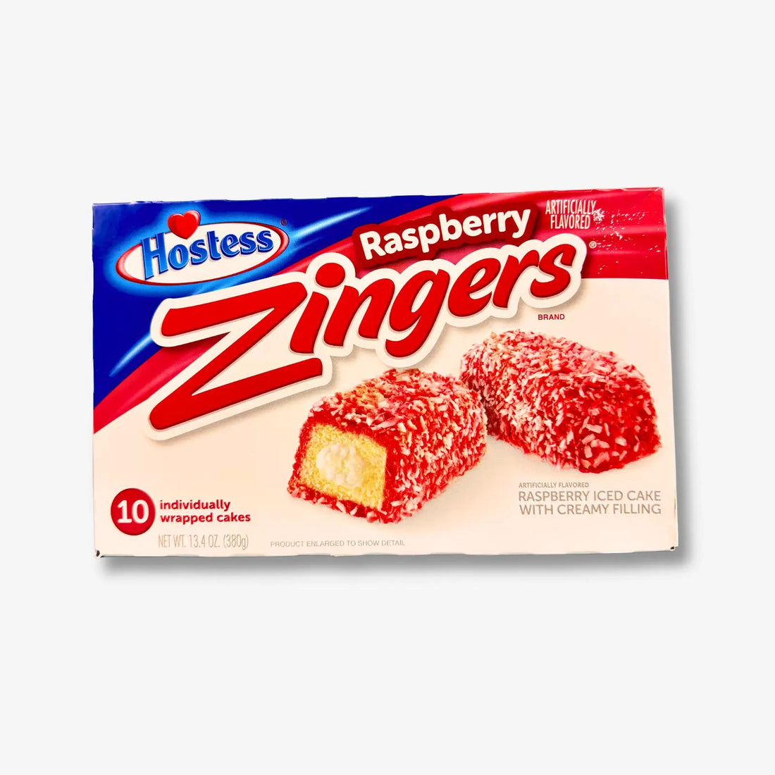 Hostess Zingers Raspberry 10er Pack 380g - Himbeer Creme Küchlein kaufen - MiMa&