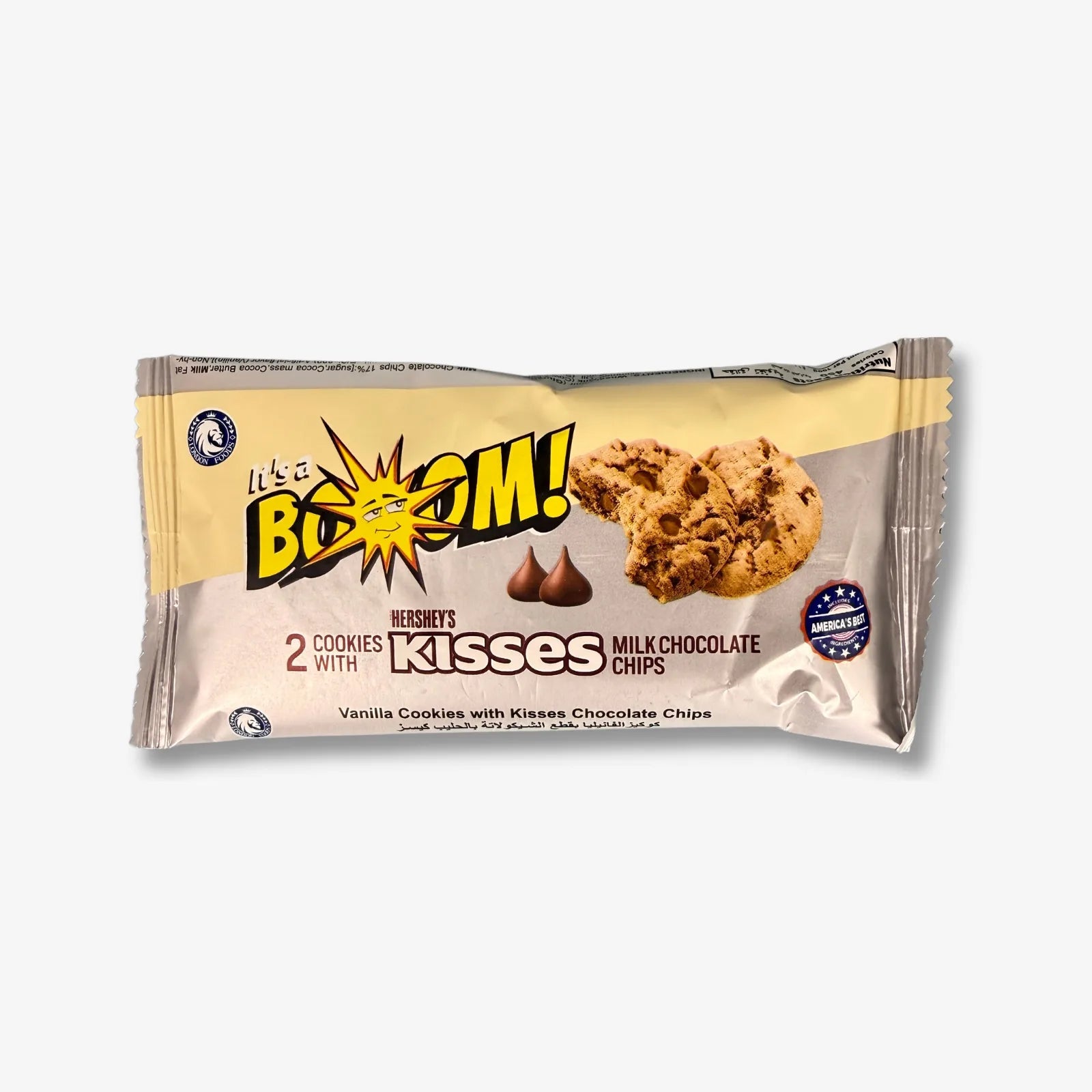 It’s a Boom Cookies with Hershey’s Kisses Milk Chocolate Chip 25g - Schoko Chip Kekse kaufen - MiMa&