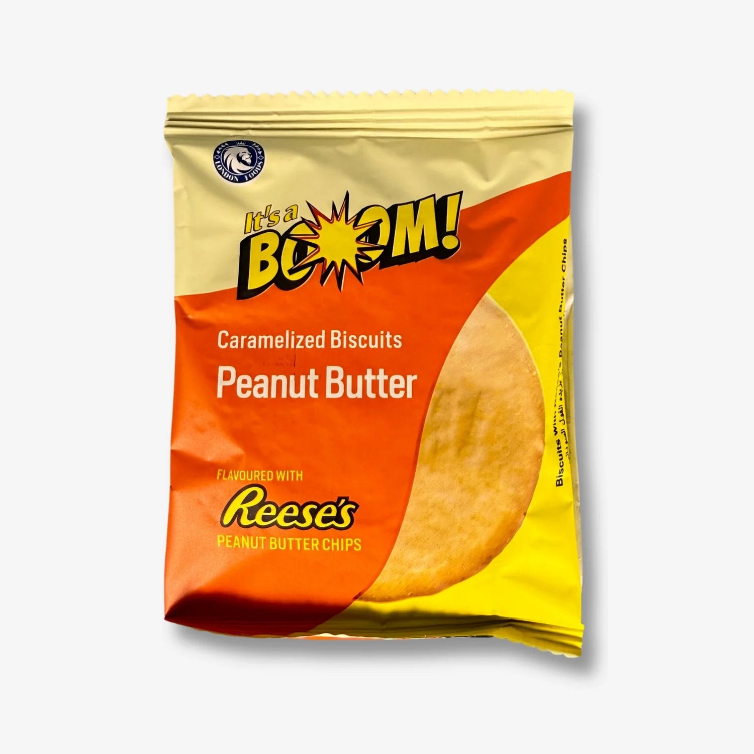 It’s a Boom Crispy Biscuits Peanut Butter by Reese’s 20g - Erdnussbutter Knusperkeks kaufen - MiMa&