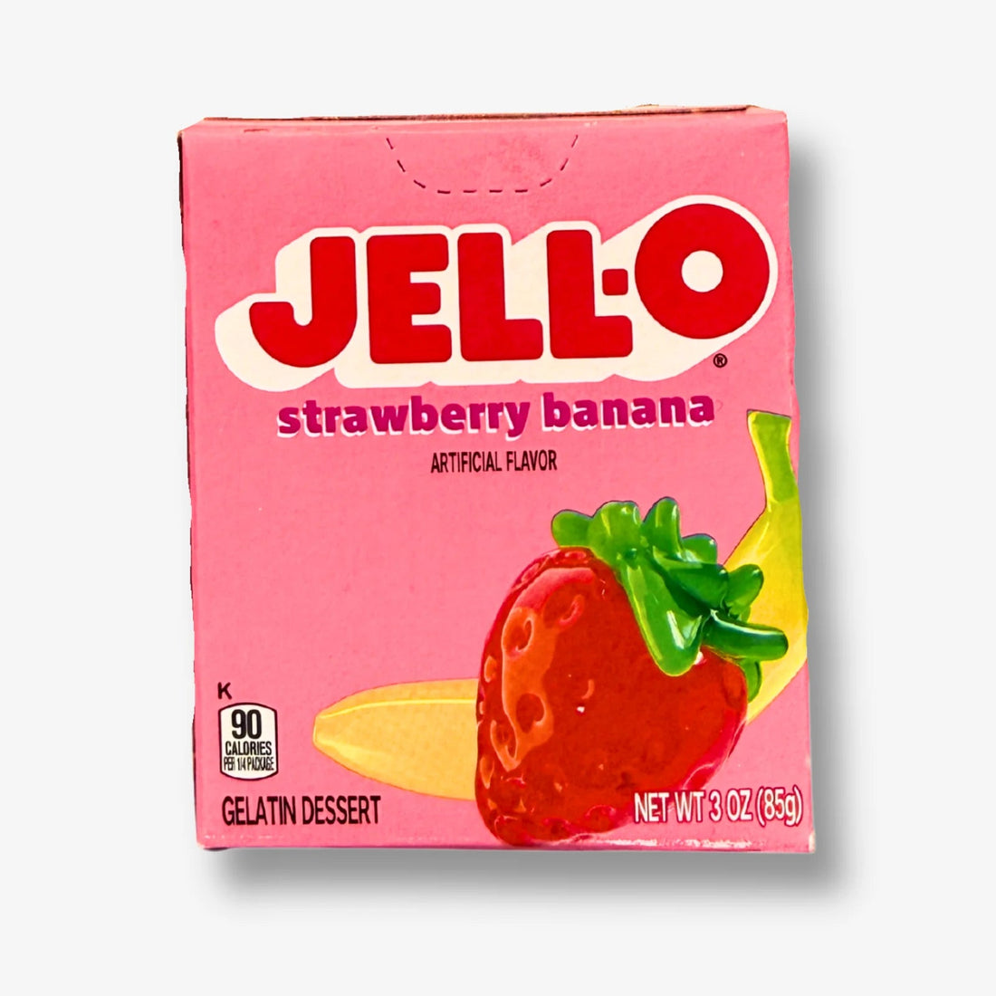 Jell - O Strawberry Banana Gelatin Dessert Wackelpudding 85g - Erdbeer Bananen Dessert kaufen - MiMa&