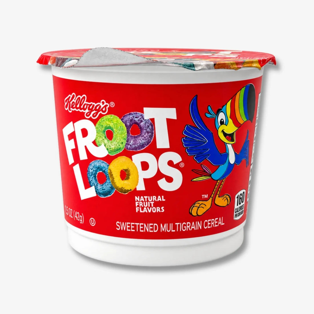 Kelloggs Froot Loops Cereal Cup 43g - Fruchtmüsli im Becher kaufen - MiMa&