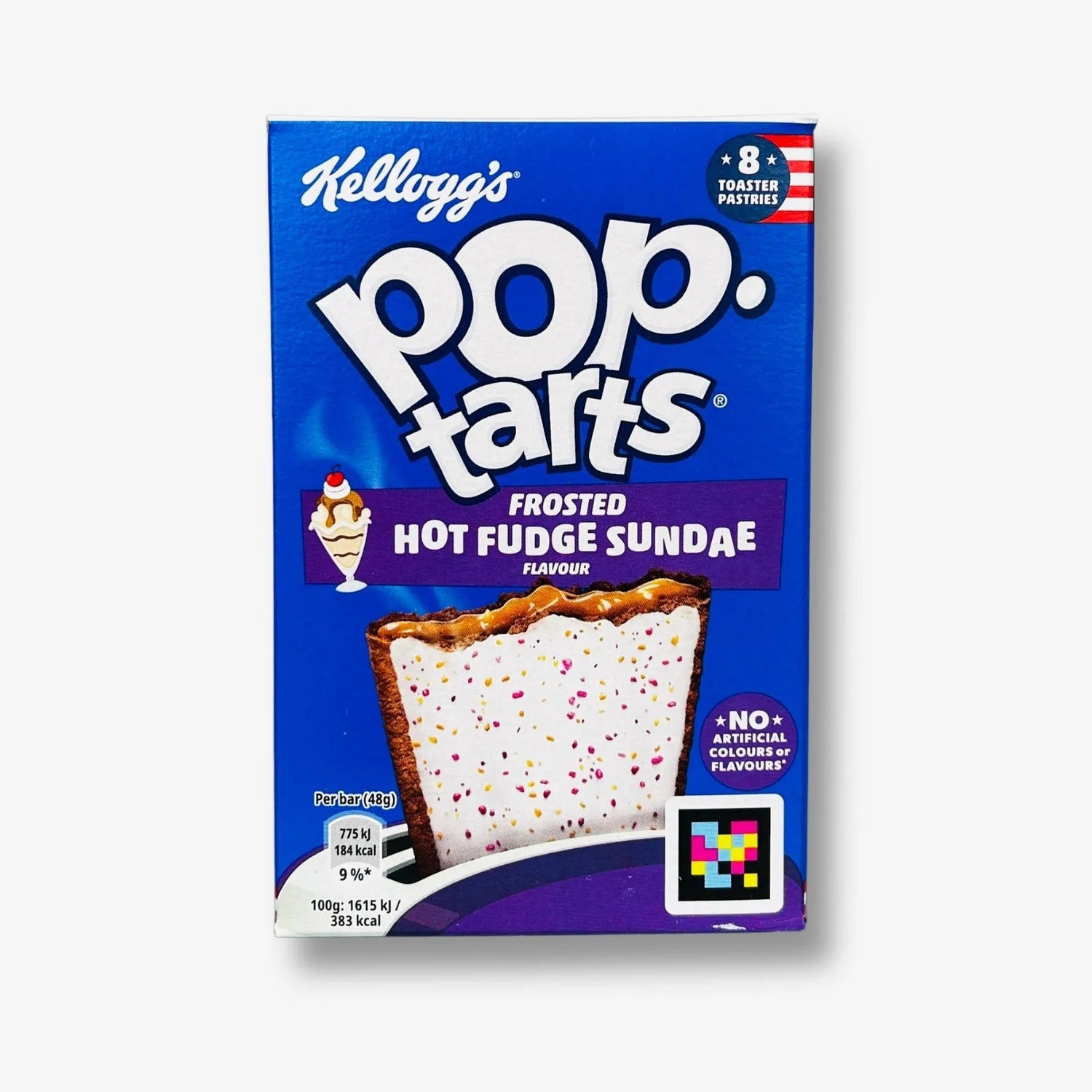 Kelloggs Pop Tarts Frosted Hot Fudge Sundae 8er Pack 384g - Dessert Toasttaschen kaufen - MiMa&