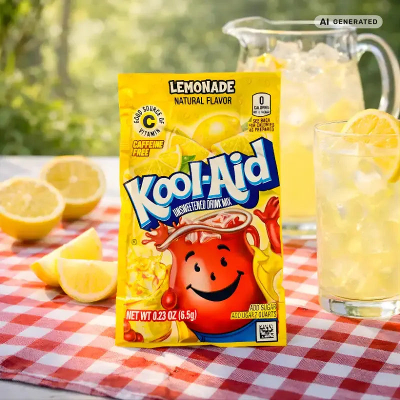 Kool Aid Getränkepulver Lemonade 6,5g blok1