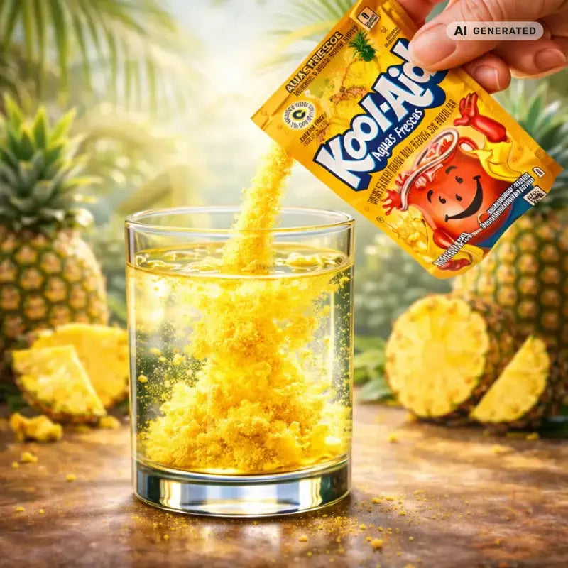 Kool Aid Getränkepulver Pina Pineapple 3,9g blok1
