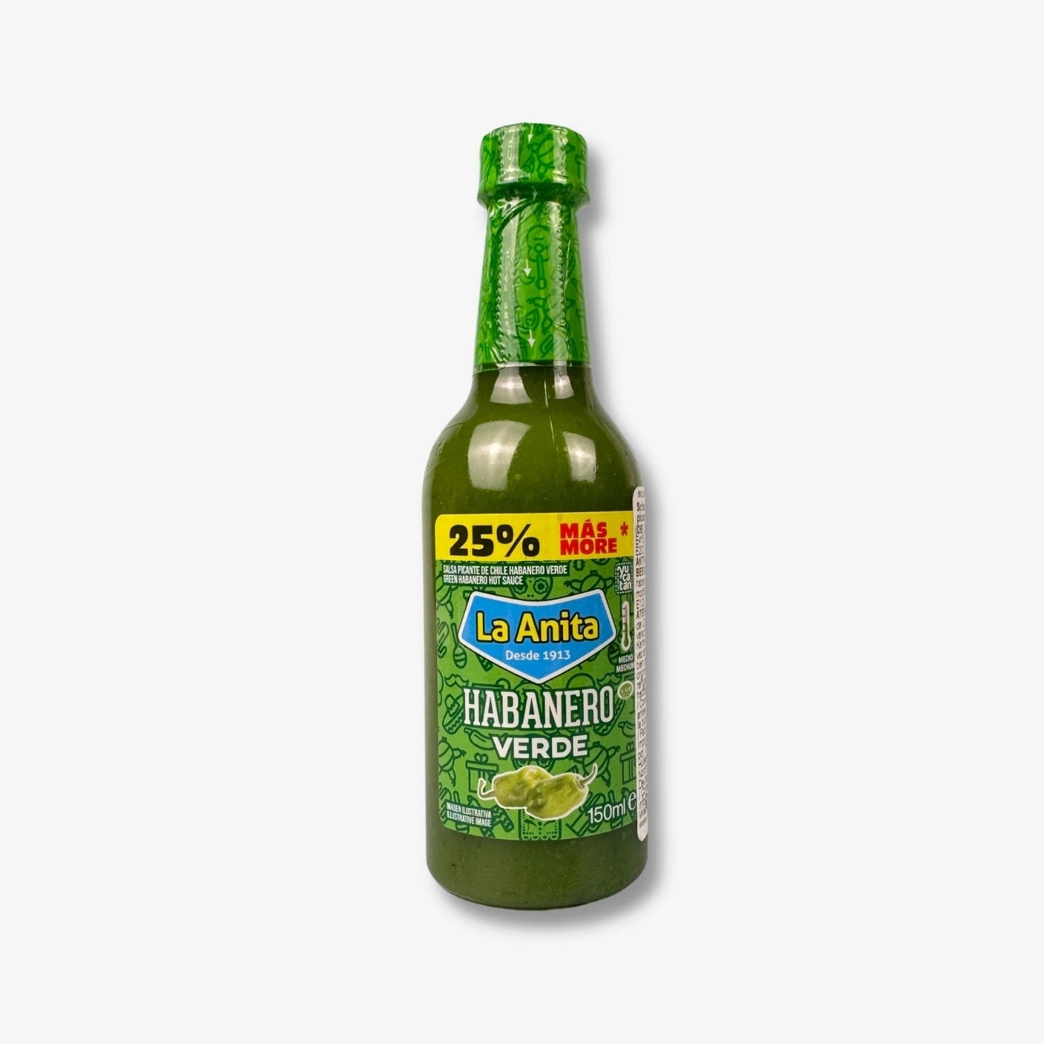 La Anita Habanero Green Original 150ml - Grüne Habanero-Sauce kaufen - MiMa&