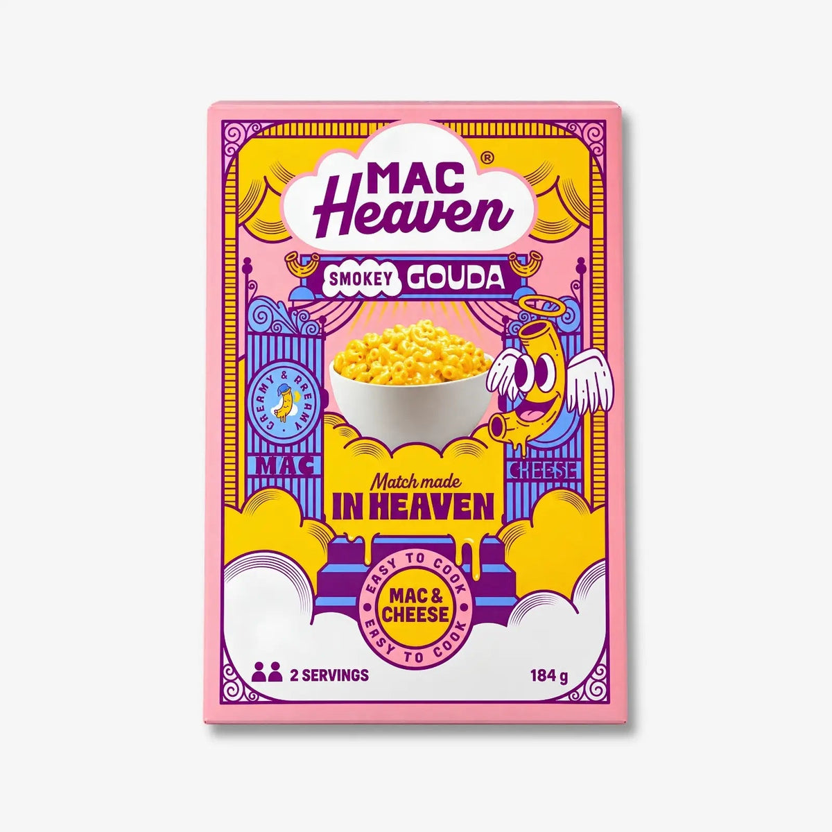 Mac Heaven Mac and Cheese Smokey Gouda 184g - Cremige Gouda Nudeln kaufen - MiMa&