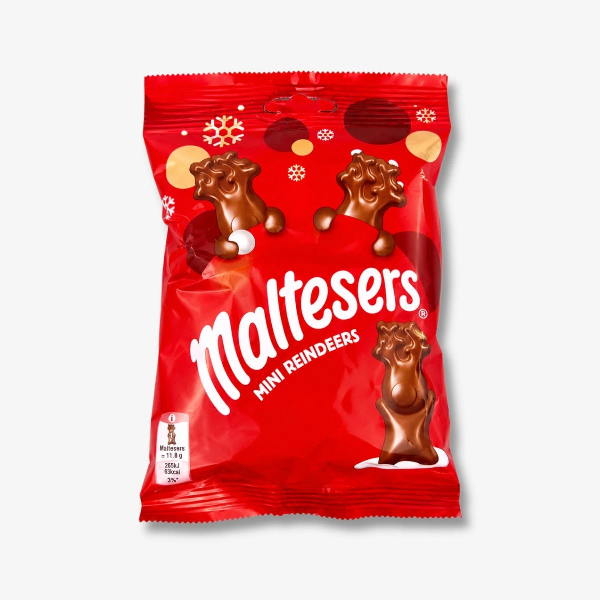 Maltesers Merryteaser Mini Reindeers 59g - Schokoladen-Rentiere mit Malzcreme und Knusperstückchen kaufen - MiMa&
