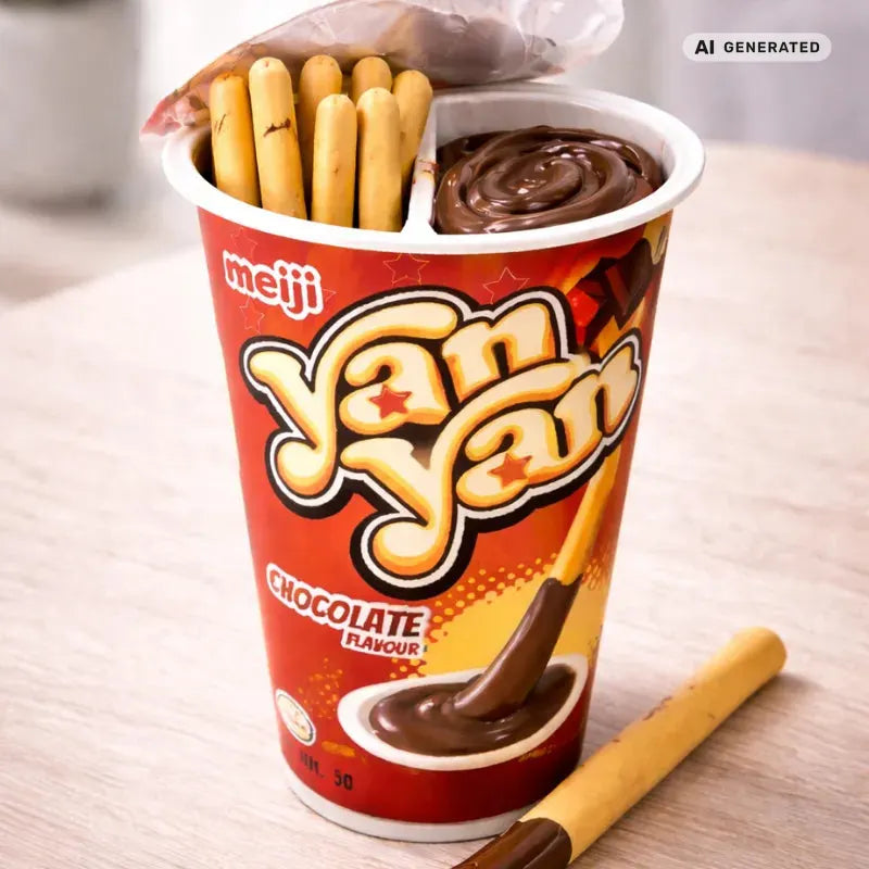 Meiji Yan Yan Chocolate 50g  blok1