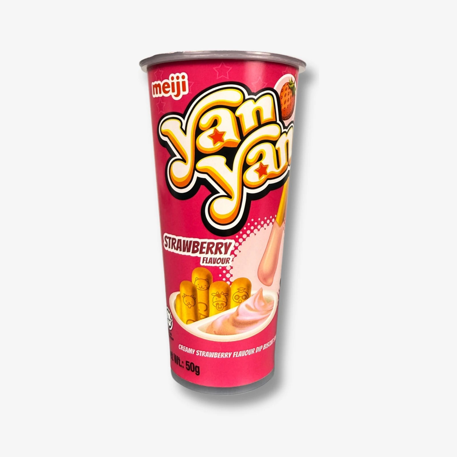 Meiji Yan Yan Strawberry 44g - Sticks mit Erdbeercreme kaufen - MiMa&