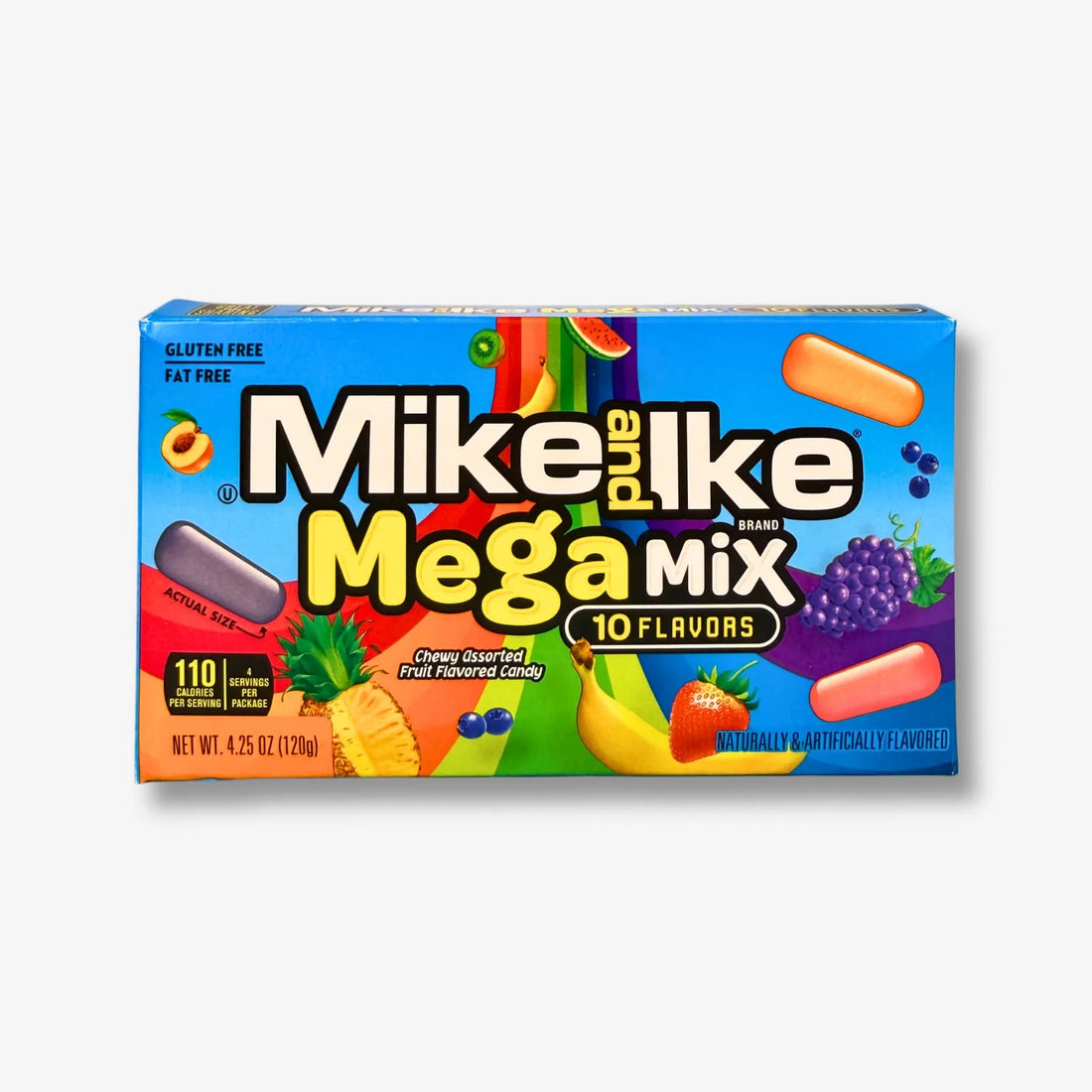 Mike and Ike Mega Mix 10 Flavors 120g - Fruchtige Dragees Mischung kaufen - MiMa&