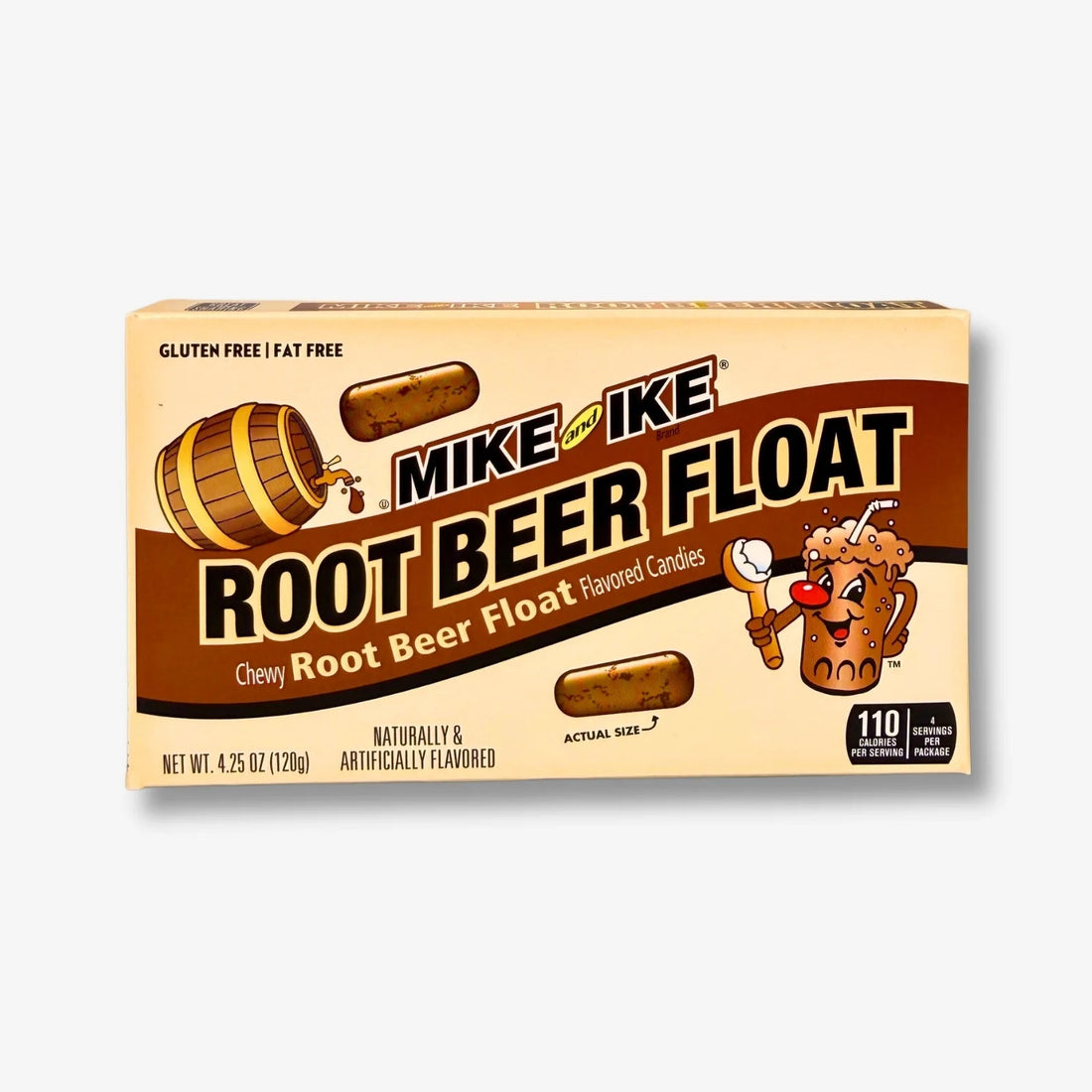 Mike and Ike Root Beer Float 120g - Root Beer Geschmack kaufen - MiMa&