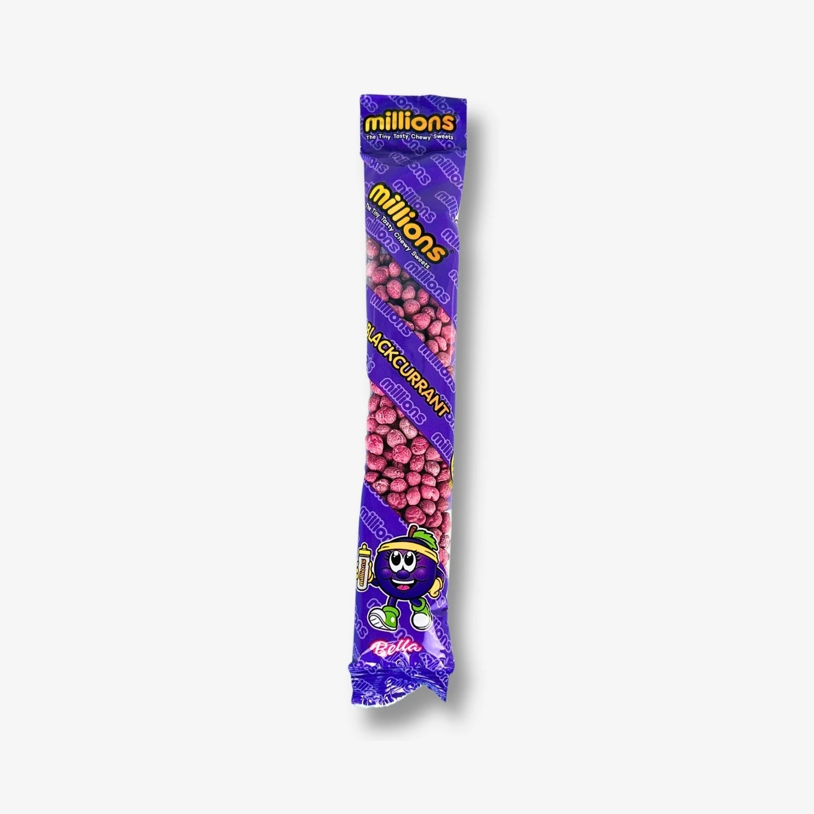 Millions Blackcurrant Tube 55g - Bonbons mit schwarzer Johannisbeere kaufen - MiMa&