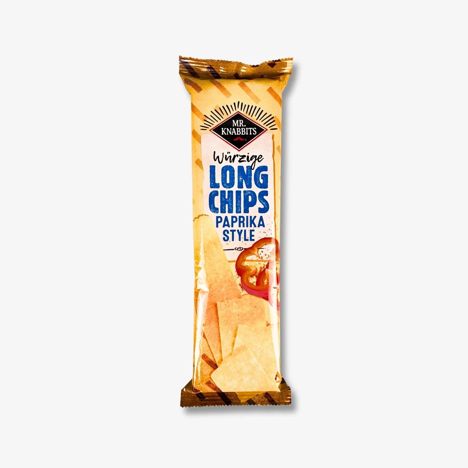 Mr. Knabbits Long Chips Paprika 75g - Knusprige Paprika Chips kaufen - MiMa&