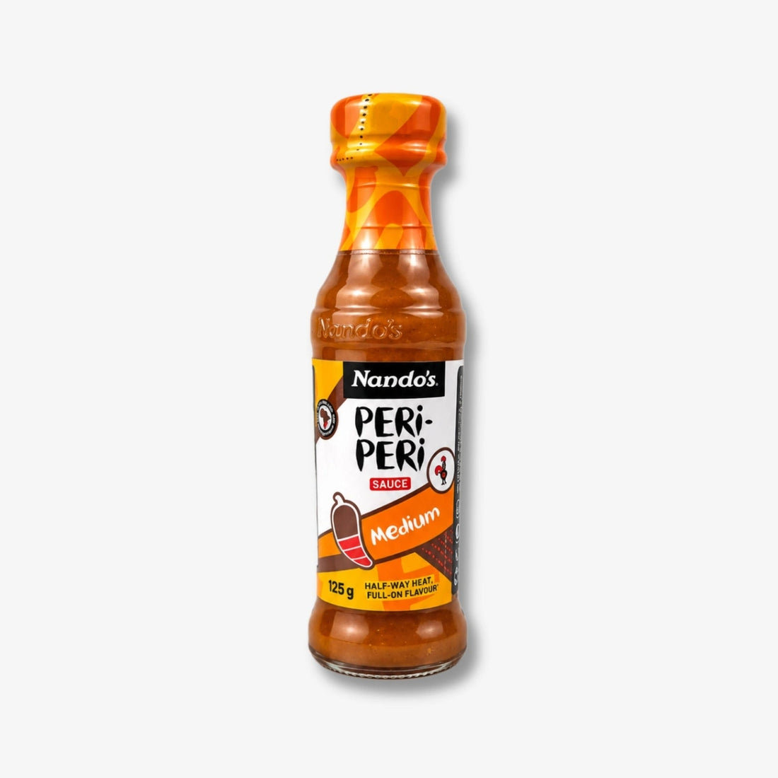 Nando’s PERi-PERi Sauce Medium 125ml - Würzige Chilisauce mit Zitrone &amp; Knoblauch kaufen - MiMa&
