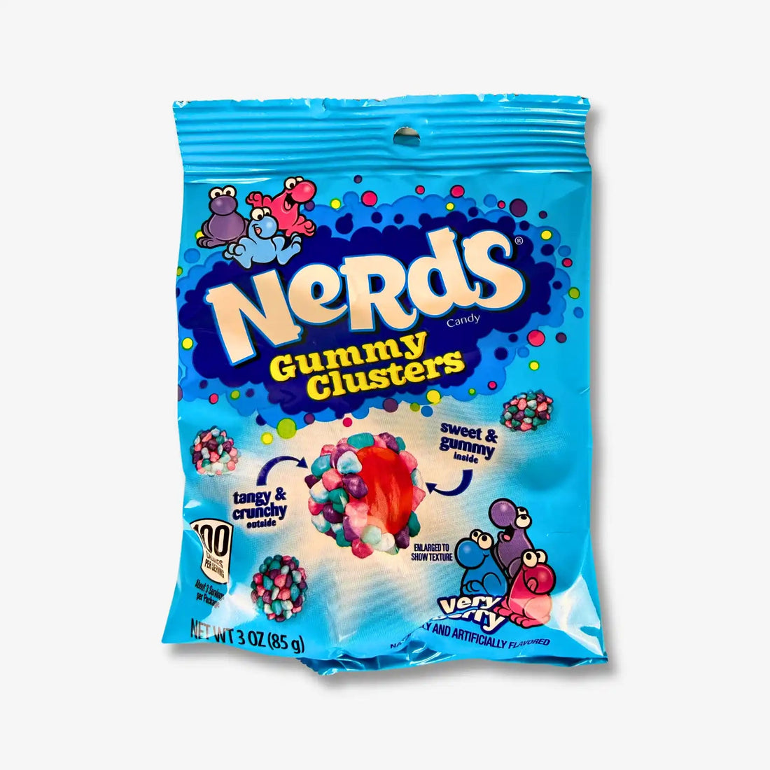 Nerds Gummy Clusters 85g - Knusprige Fruchtgummi Cluster kaufen - MiMa&