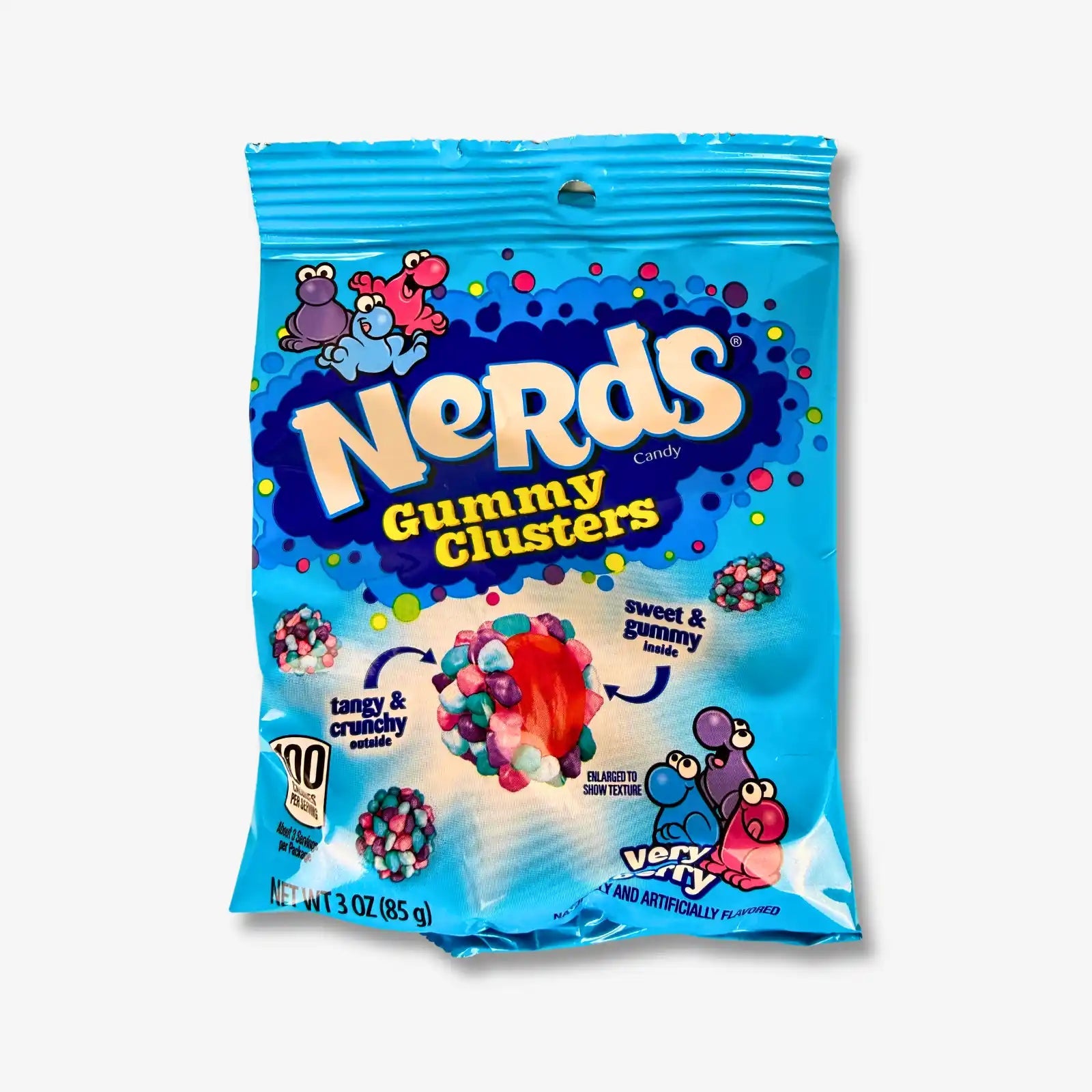 Nerds Gummy Clusters 85g - Knusprige Fruchtgummi Cluster kaufen - MiMa&
