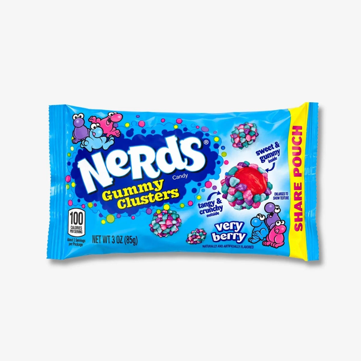 Nerds Gummy Clusters 85g - Knusprige Fruchtgummi Cluster kaufen - MiMa&
