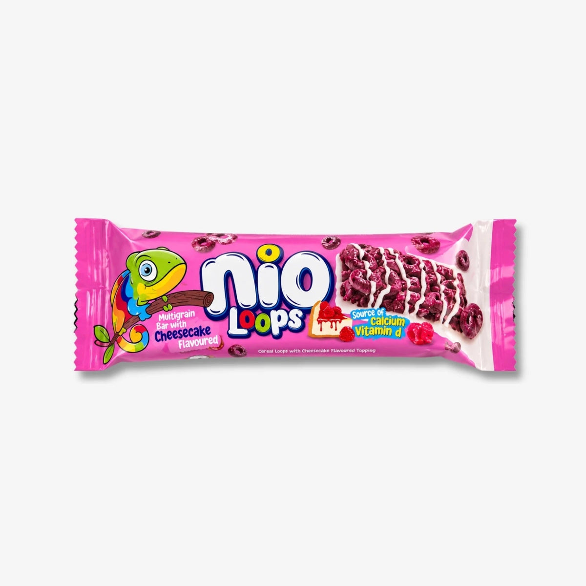 Nio Loops Bar Cheesecake 23g - Cerealienriegel mit Kuchengeschmack kaufen - MiMa&