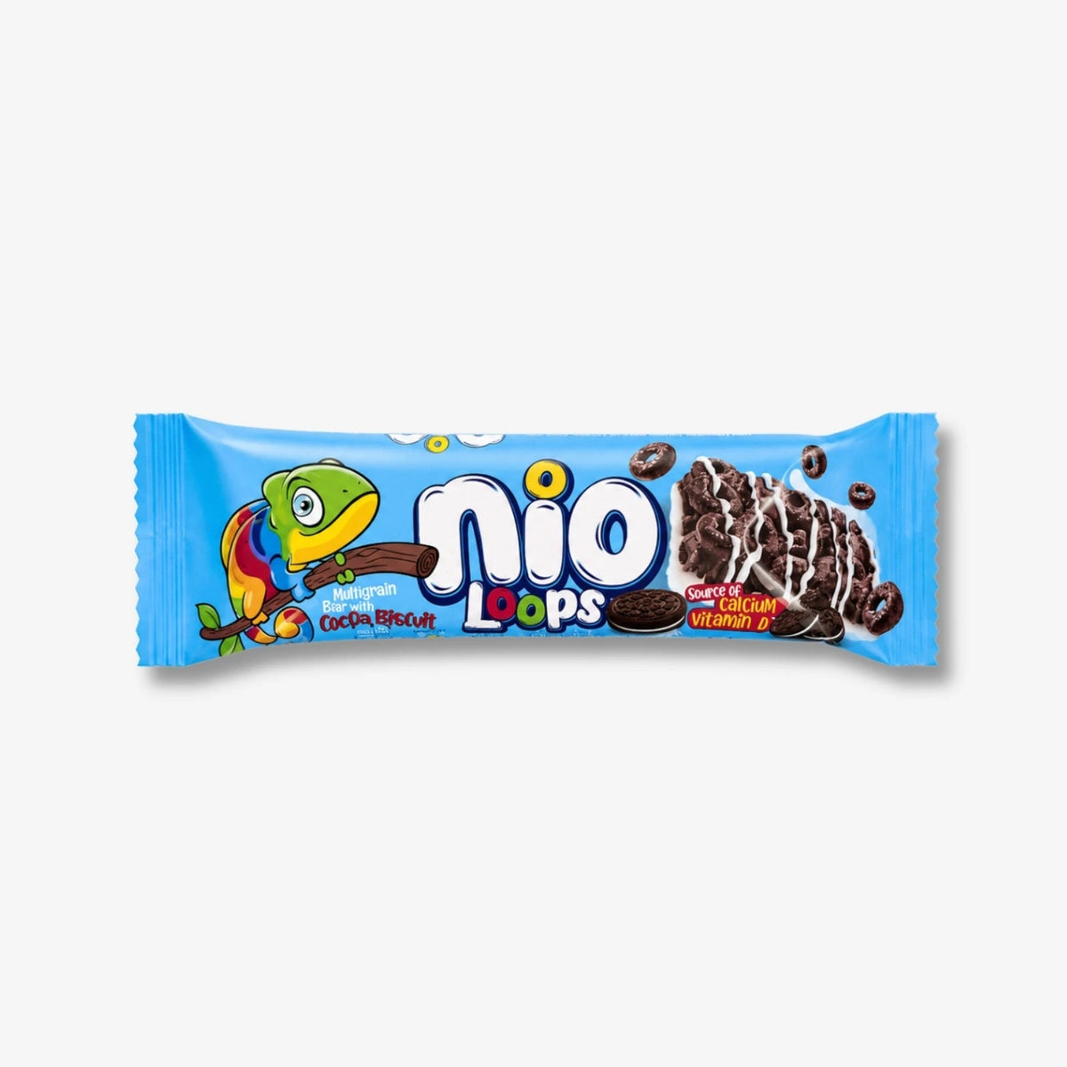 Nio Loops Bar Cocoa Biscuit 23g - Müsliriegel mit Kakao kaufen - MiMa&