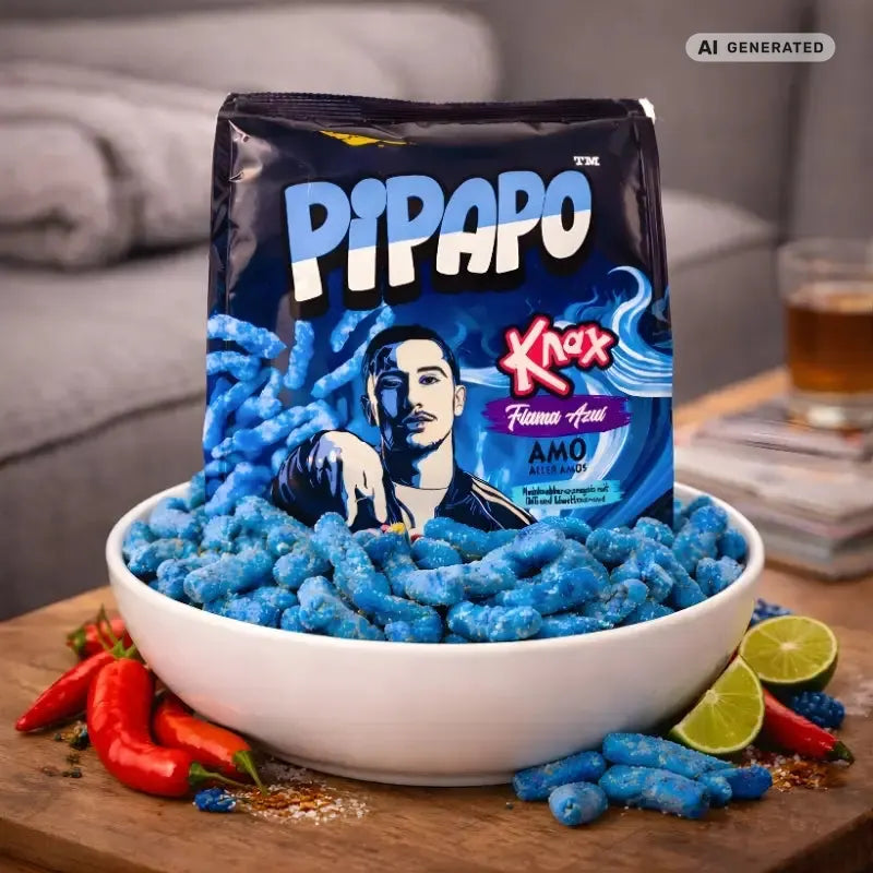 PipapoKNAXFlamaAzulMaischips70g blok1