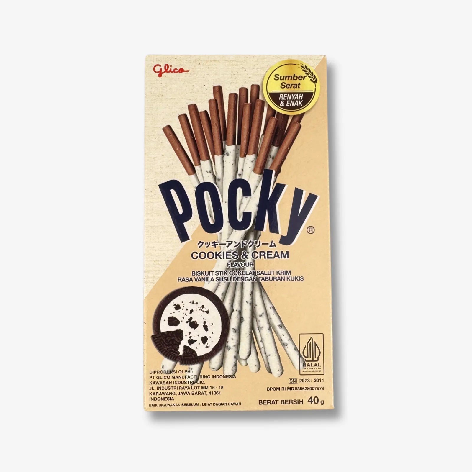 Pocky Cookies &amp; Cream 41g - Cookie &amp; Cream Kekssticks kaufen - MiMa&