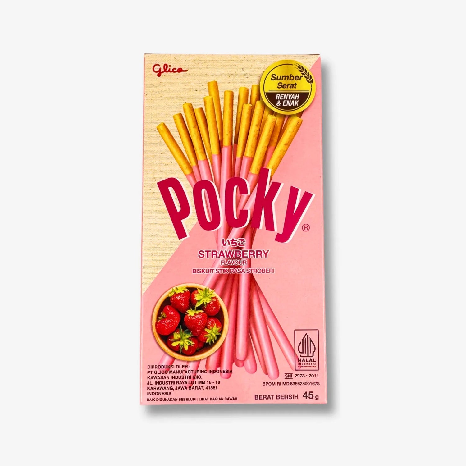 Pocky Strawberry 41g - Kekssticks mit Erdbeere kaufen - MiMa&