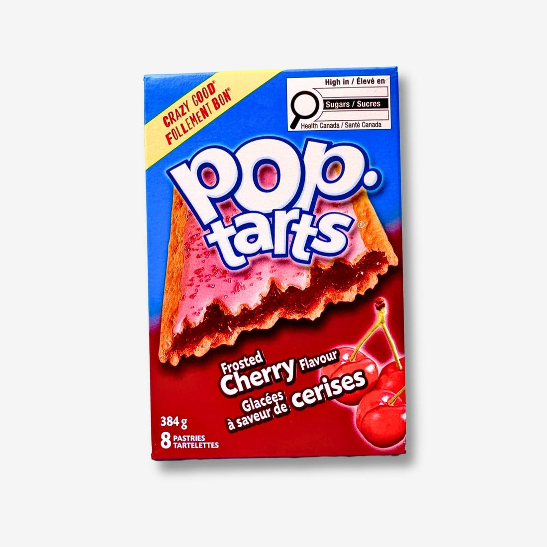 Pop Tarts Frosted Cherry 8er Pack 384g – Toaster Gebäck mit Kirschfüllung und Zuckerglasur kaufen - MiMa&